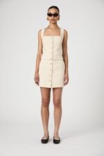 Structured Tweed Button Front Top - Image 4