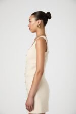 Structured Tweed Button Front Top - Image 5