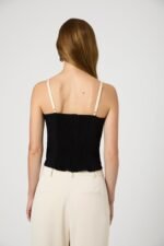 Azra Twill Corset Strappy Top - Image 7