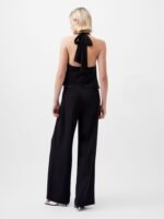 Ennis Satin Halter Neck Cowl Top - Image 5